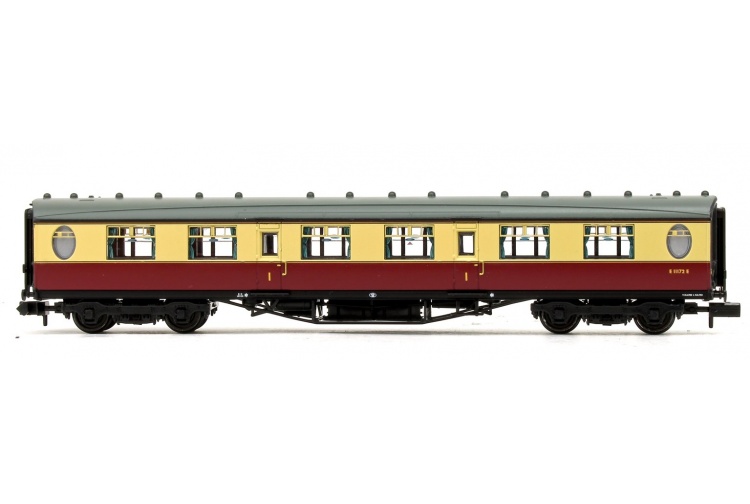 Graham Farish 376-201 LNER Thompson First Corridor BR Crimson & Cream No. E1172E