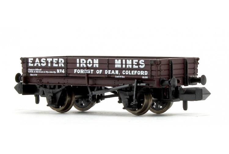 Graham Farish 377-506 3 Plank Wagon Easter Iron Mines Brown Right Side