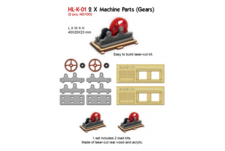 Proses HL-K-01 Machine Parts (Gears)