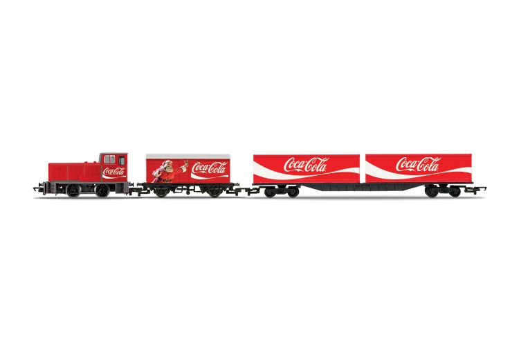 Hornby R1233 The Coca Cola Christmas Train Set Side View