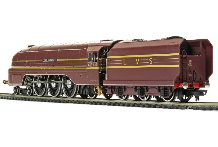 Hornby R3639 LMS Streamlined Princess Coronation Class 'King George VI' Front Right