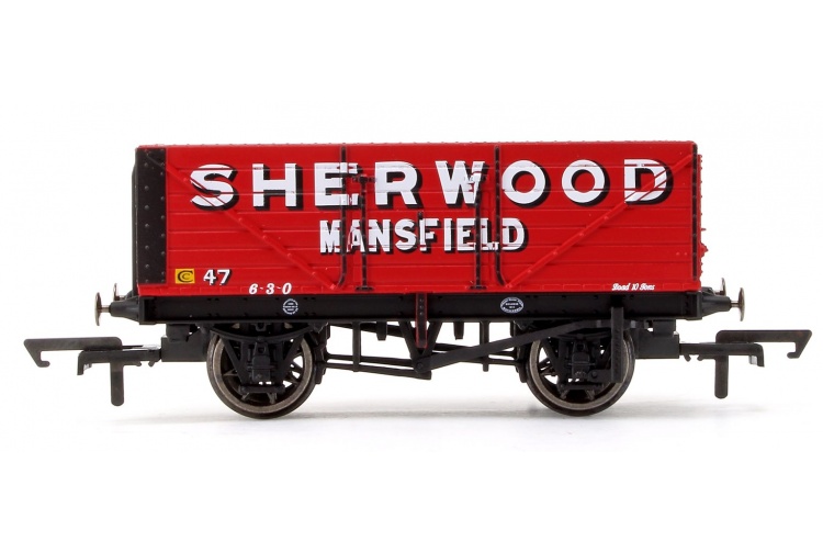 Hornby R6903 Sherwood Colliery 7 Plank Wagon No. 47