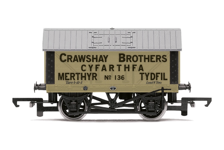 Hornby R6976 Crawshay Brothers 8T Lime Wagon No. 136