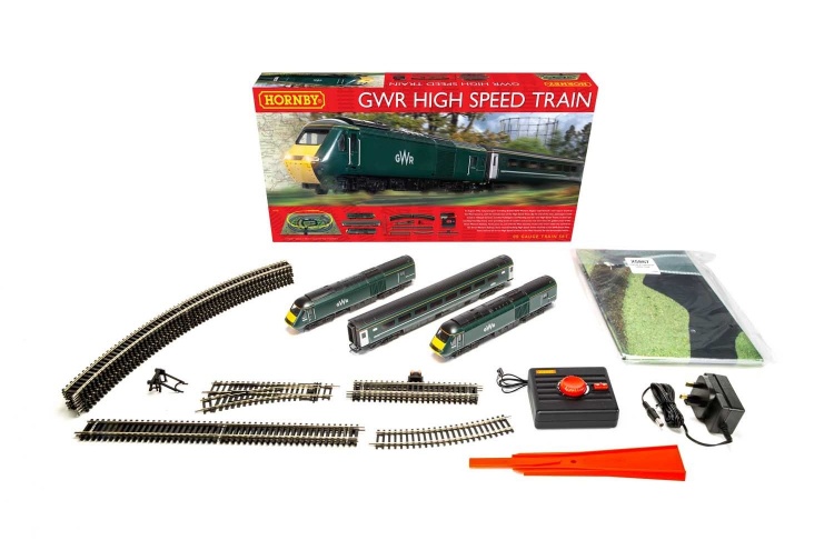Hornby R1230M GWR High Speed Train Set contents