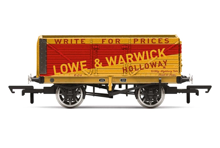 Hornby R60026 OO Gauge 7 Plank Wagon, Lowe & Warwick 