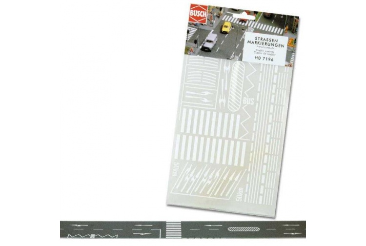 Bush 7196 OO Gauge Assorted Street Markings