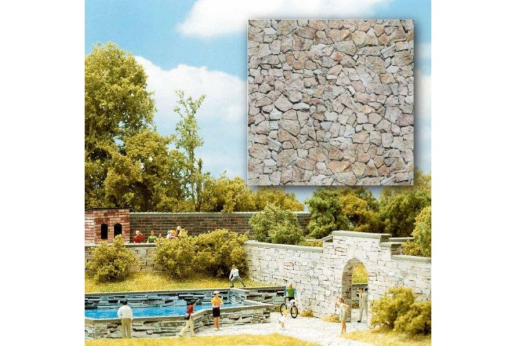 Busch 7422 Natural Stone Walling Card Sheets 2