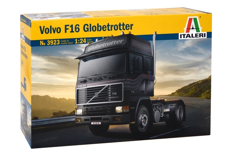 Italeri 3923 Volvo F16 Globetrotter 1:24 Scale Kit Package