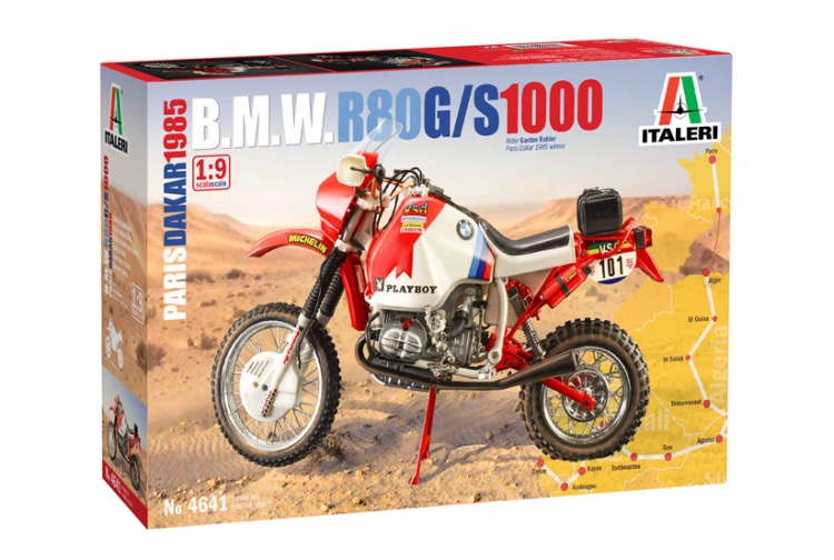 Italeri 4641 B.M.W. R80 G/S 1000 Paris Dakar 1985 Package