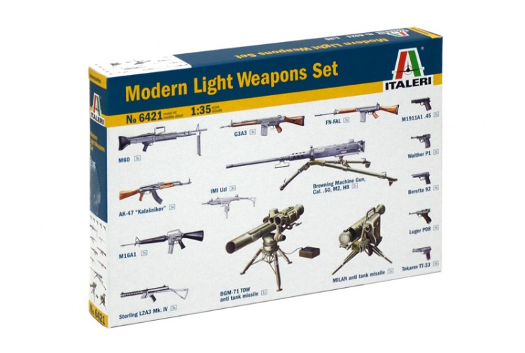 Italeri 6421 Modern Light Weapon Set Package