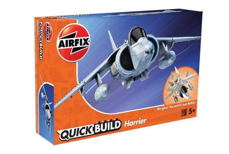 Airfix J6009 Quick Build Harrier Model Plane Kit Package