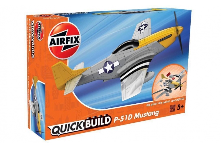 Airfix J6016 Quick Build Mustang P-51D Model Plane Kit