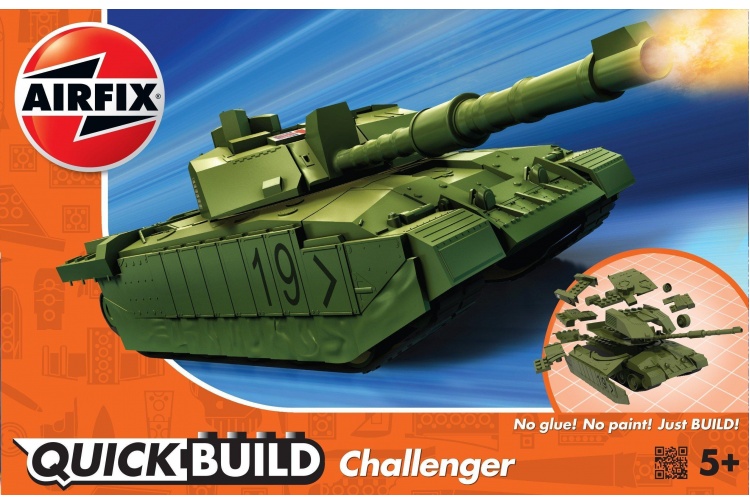 airfix j6022 quick build challenger tank