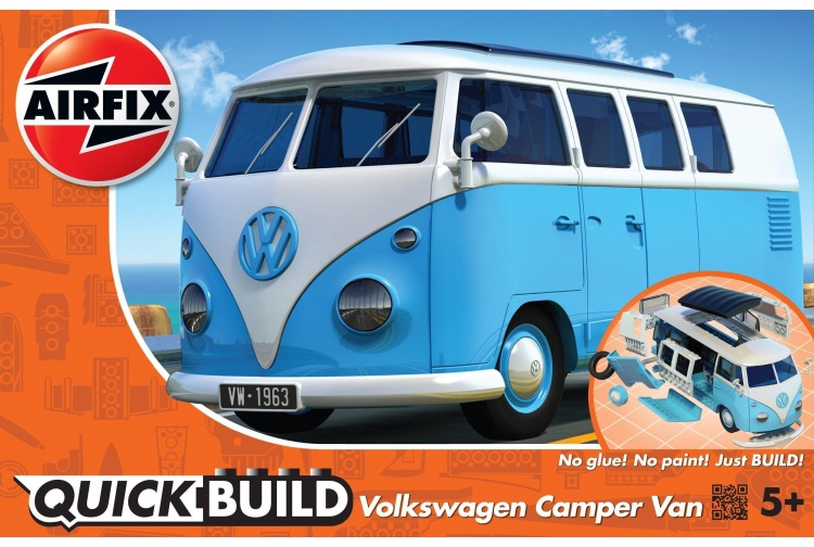 Airfix J6024 Quick Build VW Blue Camper Van