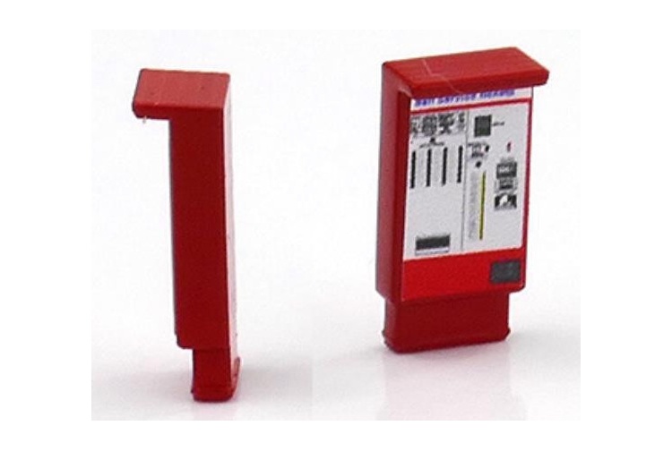 Kestrel Designs KD91 Modern Train Ticket Machines (Pack Of 2) Side