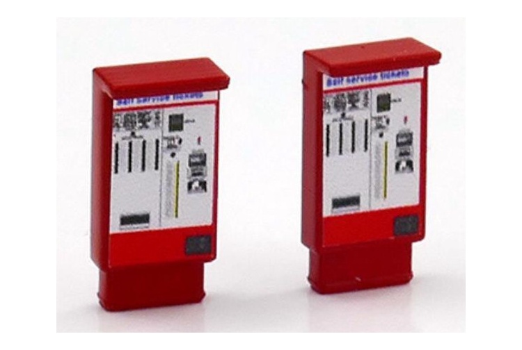 Kestrel Designs KD91 N Scale Modern Train Ticket Machines (Pack of 2).