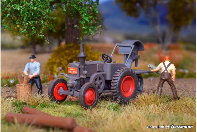 kibri-12255-ho-lanz-bulldog-tractor