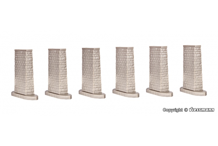 Kibri 37675 Viaduct Pillars N Gauge Plastic Kit Pillars
