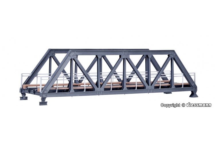 Kibri 39701 Single Track Steel Truss Bridge HO/OO Gauge Kit Contents