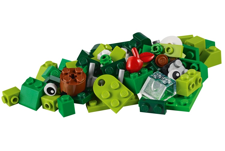 Lego 11007 Creative Green Bricks Contents