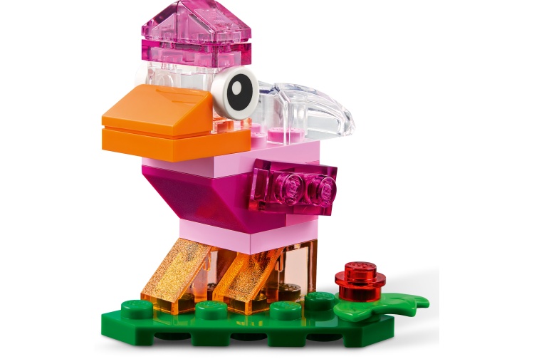 Lego 11013 Creative Transparent Bricks Pink Bird