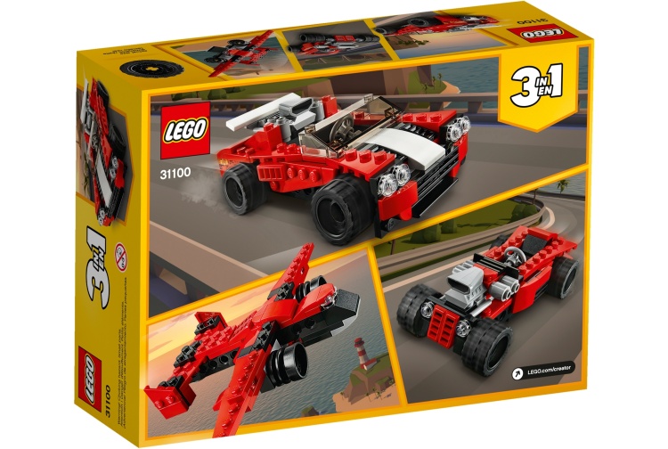 Lego 31100 Sports Car Package Rear
