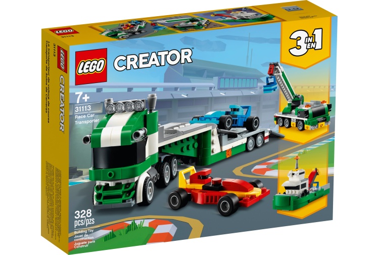 Lego 31113 Race Car Transporter Package Front