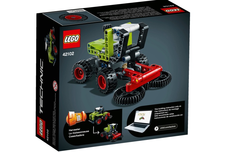 Lego 42102 CLAAS XERION Tractor Package Rear