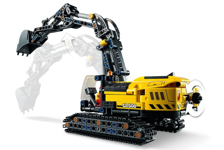Lego 42121 Heavy-Duty Excavator Arm Movement