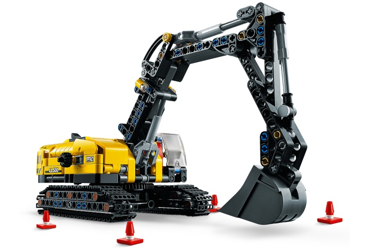 Lego 42121 Heavy-Duty Excavator Front Left