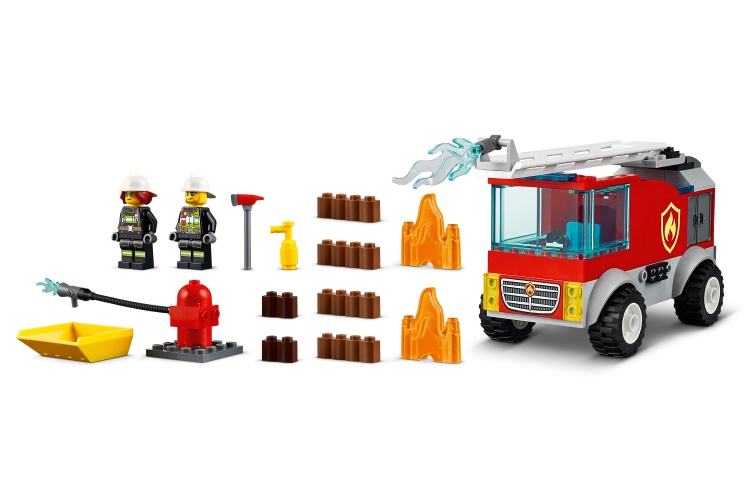 Lego 60280 Fire Ladder Truck Contents