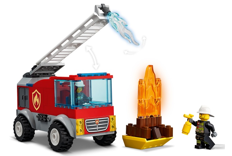 Lego 60280 Fire Ladder Truck Movement
