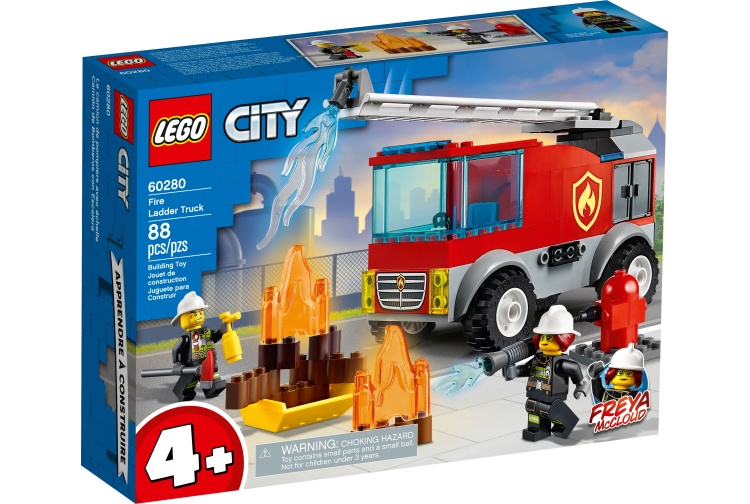 Lego 60280 Fire Ladder Truck Package Front