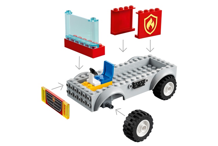 Lego 60280 Fire Ladder Truck Truck Parts