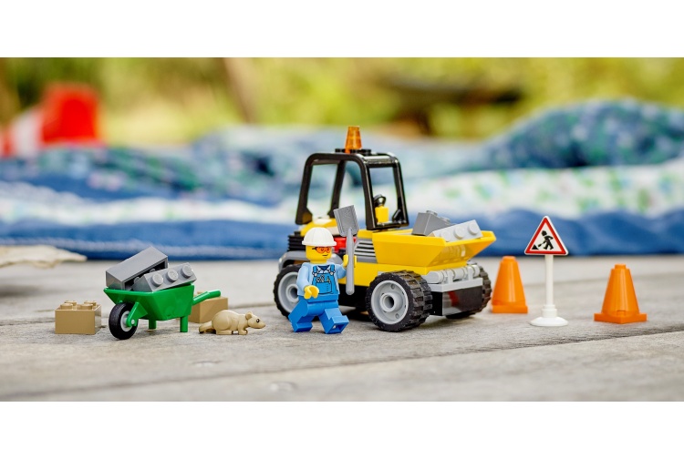 Lego 60284 Roadwork Truck Example Layout 1