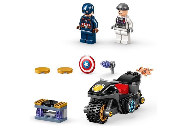Lego 76189 Captain America And Hydra Face-Off Contents