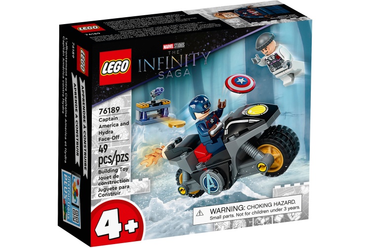 Lego 76189 Captain America And Hydra Face-Off Package Front