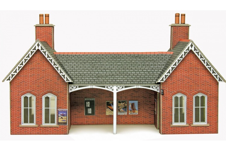 Metcalfe PO237 Scale Country Station OO Gauge Card Kit 2