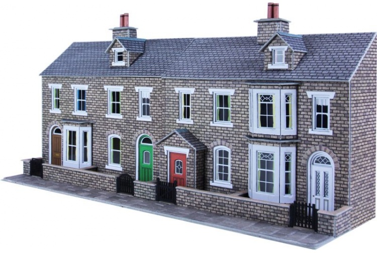 Metcalfe PO275 Low Relief Stone Terrace House Fronts