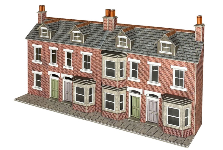 metcalfe-po302-low-relief-terrace_fronts-brick-oo-gauge-self-assembly-kit