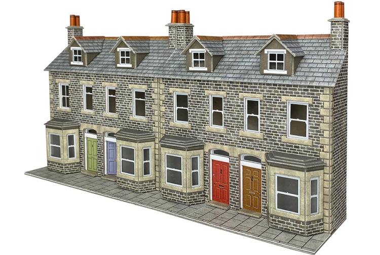 metcalfe-po303-low-relief-terrace_fronts-stone-oo-gauge-self-assembly-kit