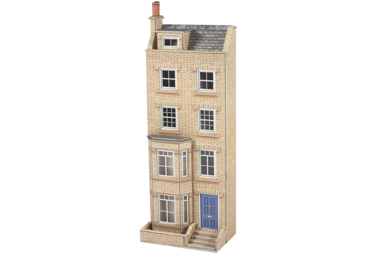 Metcalfe PO373 Low Relief Town House OO Gauge Card Kit