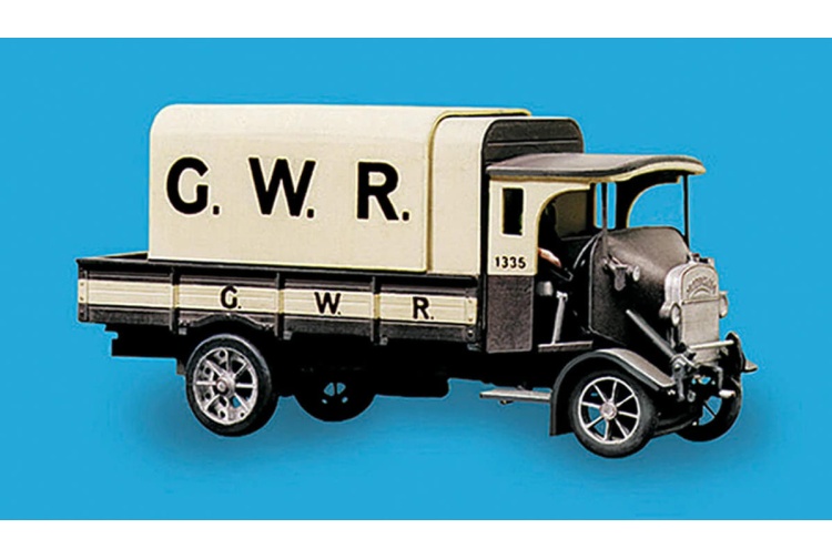 Modelscene 5136 GWR Livery Thornycroft PB 4 ton Lorry OO Gauge Plastic Kit