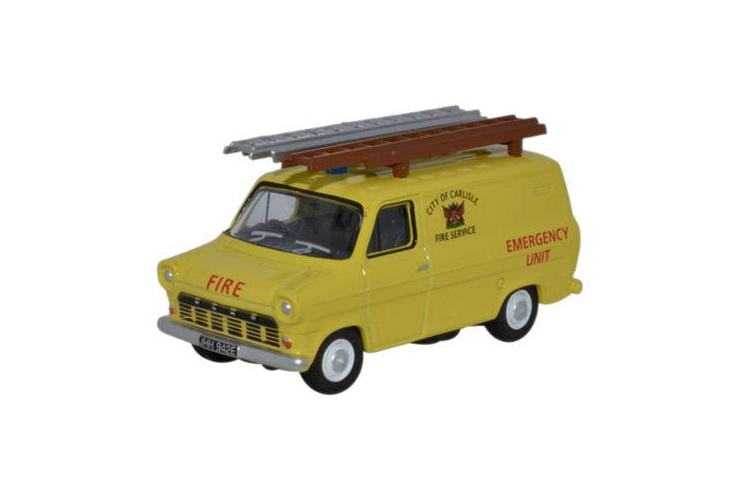 Oxford Diecast 76FT1004 Ford Transit MkI City of Carlisle Fire Service