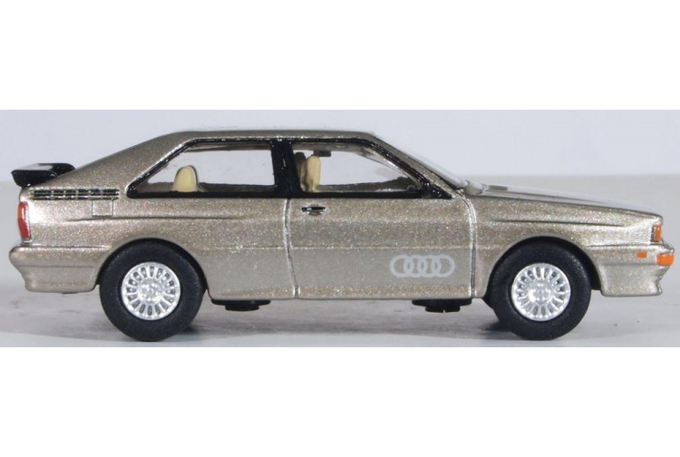 Oxford Diecast 76AQ003 Audi Quattro Sable Brown Metallic Right Side