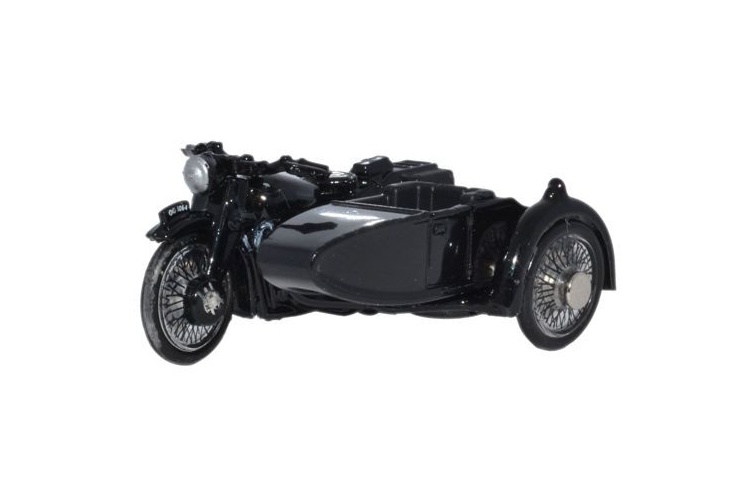 oxford-diecast-76bsa006-motorbike-and-sidecar-police