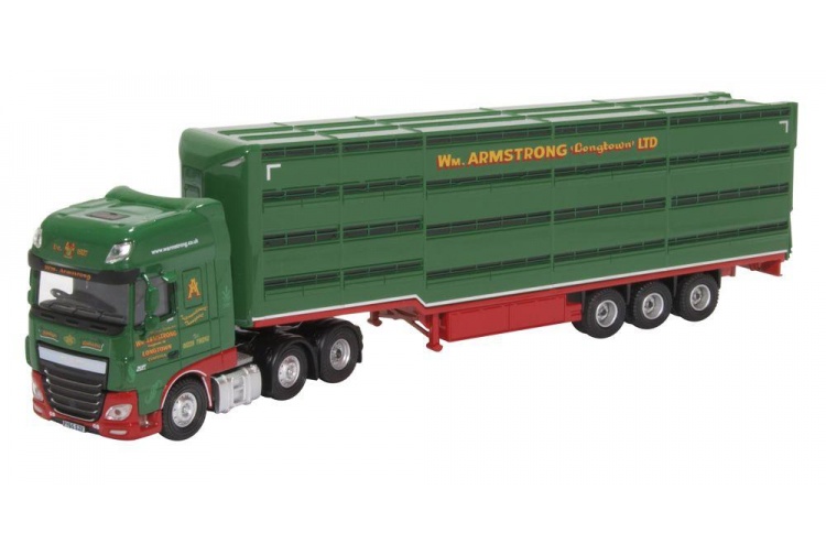 Oxford Diecast 76DXF003 Daf XF Houghton Parkhouse William Armstrong Livestock Trailer