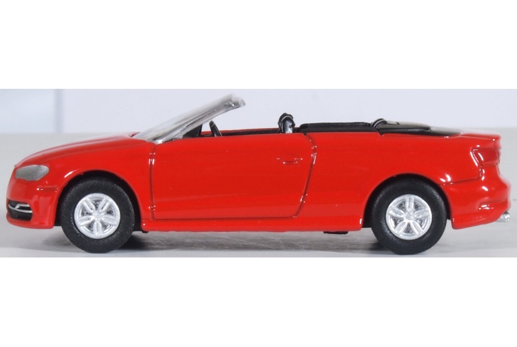 Oxford Diecast 76S3003 Misano Red Audi S3 Cabriolet Nearside