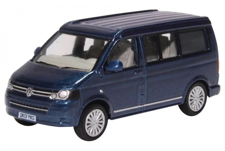 Oxford Diecast 76T5C001 VW T5 California Camper Metallic Night Blue