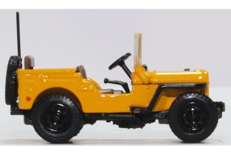 Oxford Diecast 76WMB005 Willys Jeep MB AA Right Side